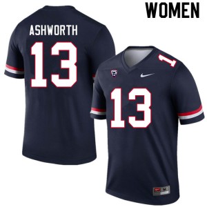Women Luke Ashworth Navy Wildcats #13 Jersey 851730-837