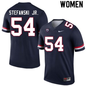 Women Matthew Stefanski Jr. Navy Arizona Wildcats #54 Jersey 620621-688