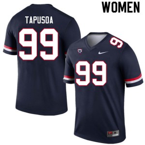 Women Myles Tapusoa Navy Arizona Wildcats #99 Jersey 981990-487