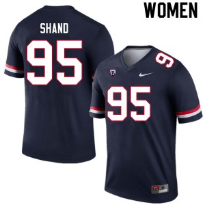 Women Paris Shand Navy Arizona #95 Jersey 129331-347