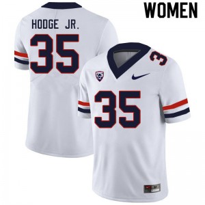 Women Rashie Hodge Jr. White Arizona #35 Jersey 748485-546
