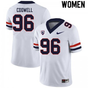 Women Reid Codwell White Arizona #96 Jersey 975354-583