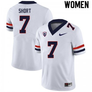 Women Rhedi Short White Arizona Wildcats #7 Jersey 501167-243