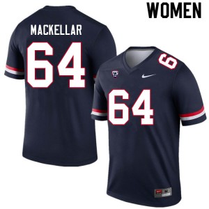Women Seth MacKellar Navy Arizona #64 Jersey 522164-378