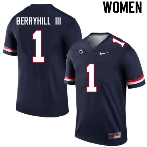 Women Stanley Berryhill III Navy Wildcats #1 Jersey 788243-684