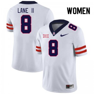 Women Sterling Lane II White Wildcats #8 Big 12 Conference Jersey 753254-137