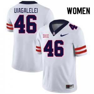 Women Ta'ita'i Uiagalelei White Wildcats #46 Big 12 Conference Jersey 624547-271