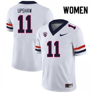 Women Taylor Upshaw White Arizona Wildcats #11 Jersey 245839-480