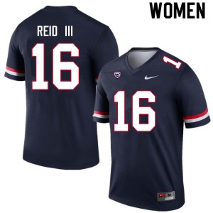 Women Thomas Reid III Navy University of Arizona #16 Jersey 588242-165