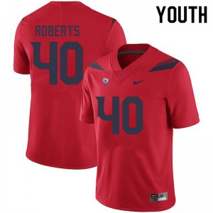 Youth Eric Roberts Red Arizona #40 Jersey 634833-232
