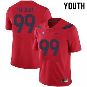 Youth Myles Tapusoa Red Wildcats #99 Jersey 807350-458