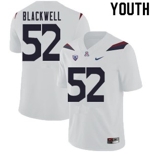 Youth Aaron Blackwell White Arizona #52 Jersey 794317-986
