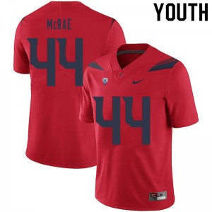Youth Calib McRae Red Arizona Wildcats #44 Jersey 275526-801