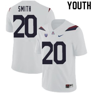 Youth Darrius Smith White Wildcats #20 Jersey 981067-808