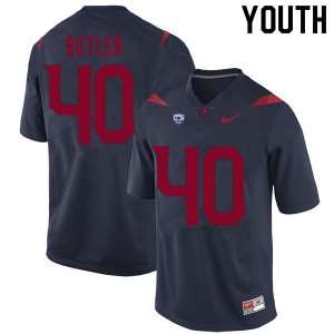 Youth Jashon Butler Navy University of Arizona #40 Jersey 711161-311