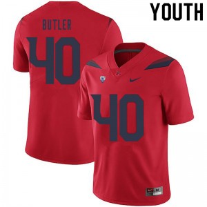 Youth Jashon Butler Red Arizona #40 Jersey 999377-348