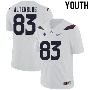 Youth Karl Altenburg White Wildcats #83 Jersey 972895-463