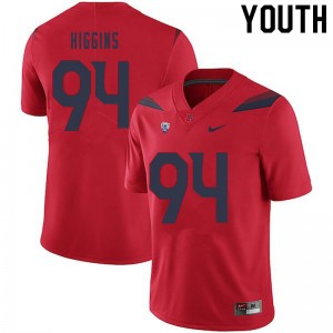 Youth Naz Higgins Red Arizona Wildcats #94 Jersey 146297-508