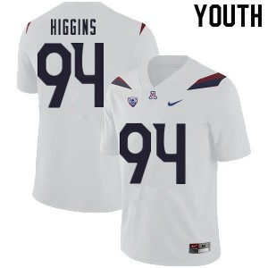 Youth Naz Higgins White Arizona #94 Jersey 686303-996