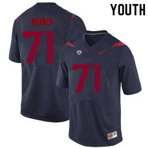 Youth Darrell Branch Navy Wildcats #71 Jersey 990645-337