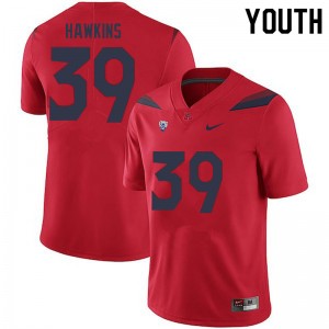 Youth Kameron Hawkins Red Wildcats #39 Jersey 144518-846