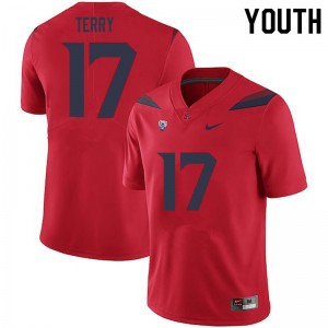 Youth Regen Terry Red Arizona #17 Jersey 505459-494
