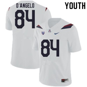 Youth Tristen D'Angelo White Wildcats #84 Jersey 276544-754