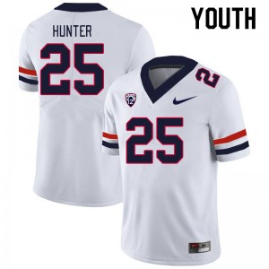 Youth Chris Hunter White Wildcats #25 Jersey 925523-312