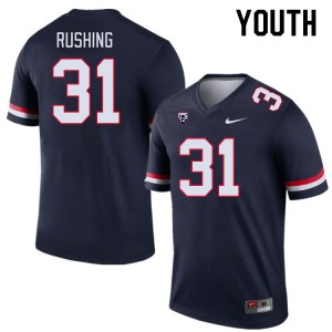 Youth Cruz Rushing Navy University of Arizona #31 Jersey 221503-587