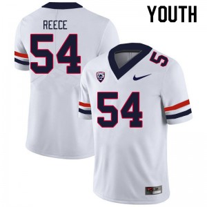 Youth Jacob Reece White Arizona Wildcats #54 Jersey 788275-261