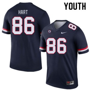 Youth John Hart Navy Arizona Wildcats #86 Jersey 725536-900