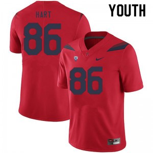 Youth John Hart Red Arizona Wildcats #86 Jersey 526437-579