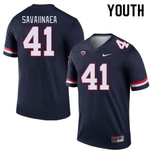 Youth Julian Savaiinaea Navy Wildcats #41 Jersey 868859-400