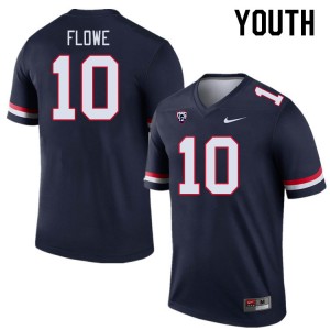 Youth Justin Flowe Navy Arizona #10 Jersey 325406-343