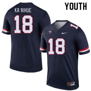 Youth Kamuela Ka'aihue Navy Arizona #18 Jersey 316959-787