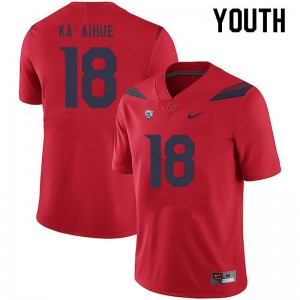 Youth Kamuela Ka'aihue Red Wildcats #18 Jersey 361718-845