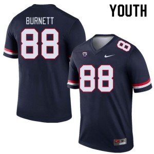 Youth Keyan Burnett Navy Wildcats #88 Jersey 224850-874