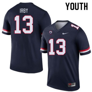 Youth Martell Irby Navy Wildcats #13 Jersey 815562-501