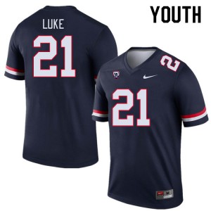 Youth Rayshon Luke Navy University of Arizona #21 Jersey 811137-668