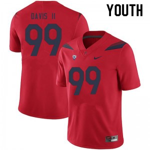 Youth Russell Davis II Red Arizona #99 Jersey 565224-800