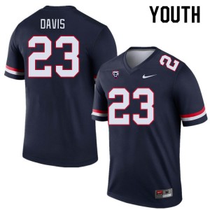 Youth Tacario Davis Navy Wildcats #23 Jersey 967622-873