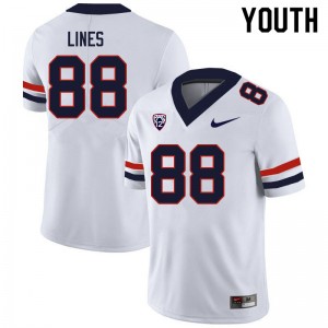 Youth Alex Lines White Arizona #88 Jersey 620020-278