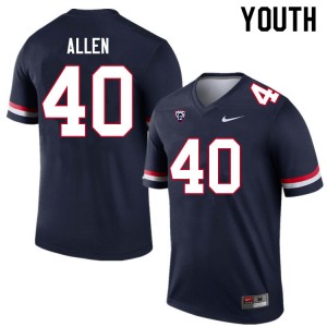 Youth Ammon Allen Navy Wildcats #40 Jersey 866891-659