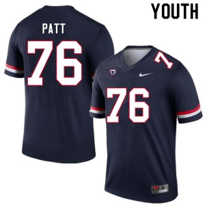 Youth Anthony Patt Navy Arizona Wildcats #76 Jersey 309336-666