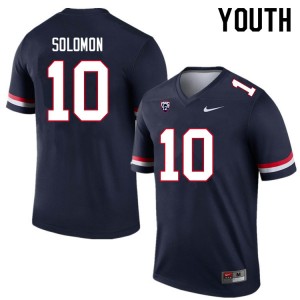 Youth Anthony Solomon Navy Arizona #10 Jersey 486970-195