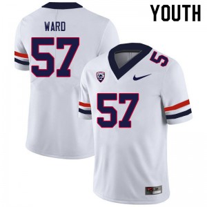Youth Anthony Ward White University of Arizona #57 Jersey 656037-604