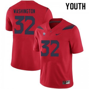 Youth Blake Washington Red Arizona Wildcats #32 Jersey 484882-134