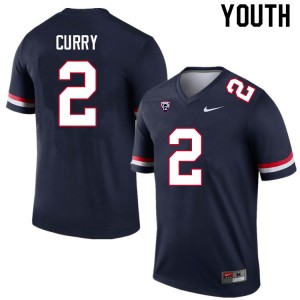 Youth Boobie Curry Navy University of Arizona #2 Jersey 705638-323