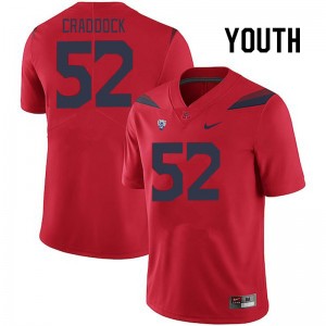 Youth Brandon Craddock Red Arizona Wildcats #52 Jersey 173687-329