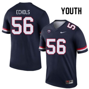 Youth Bryce Echols Navy University of Arizona #56 Jersey 357228-743